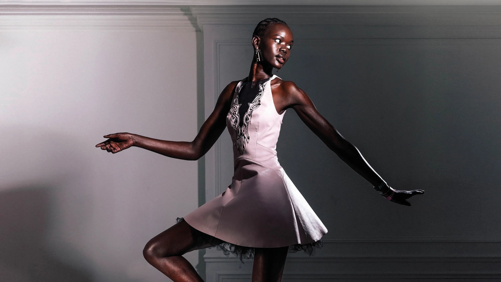 Jitrois stretch leather silhouettes from the fall winter collection